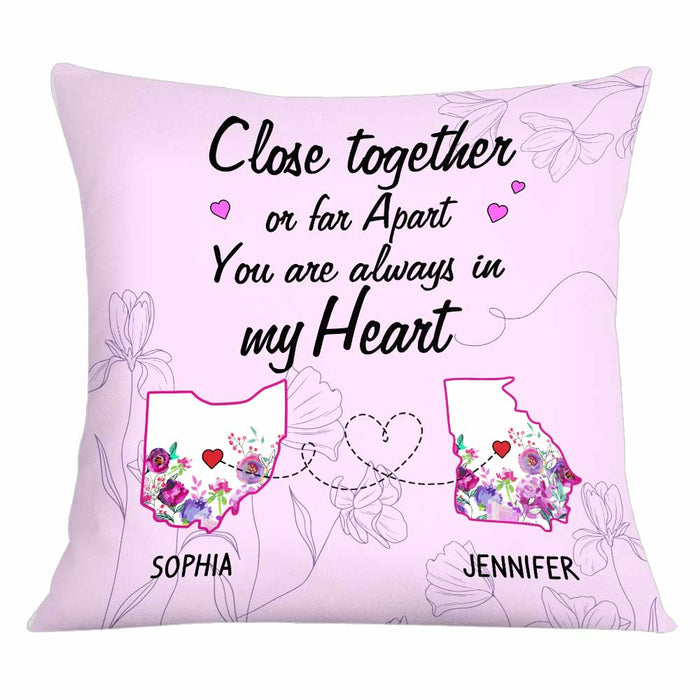 Personalized To My Daughter Long Distance Pillow AG112 32O34 1