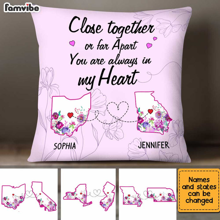 Personalized To My Daughter Long Distance Pillow AG112 32O34 1