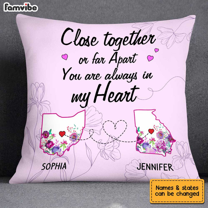 Personalized To My Daughter Long Distance Pillow AG112 32O34 1
