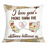Personalized Couple Long Distance Pillow AG111 32O34 thumb 1