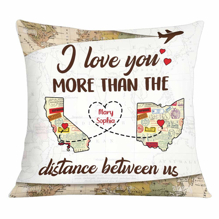 Personalized Couple Long Distance Pillow AG111 32O34 1