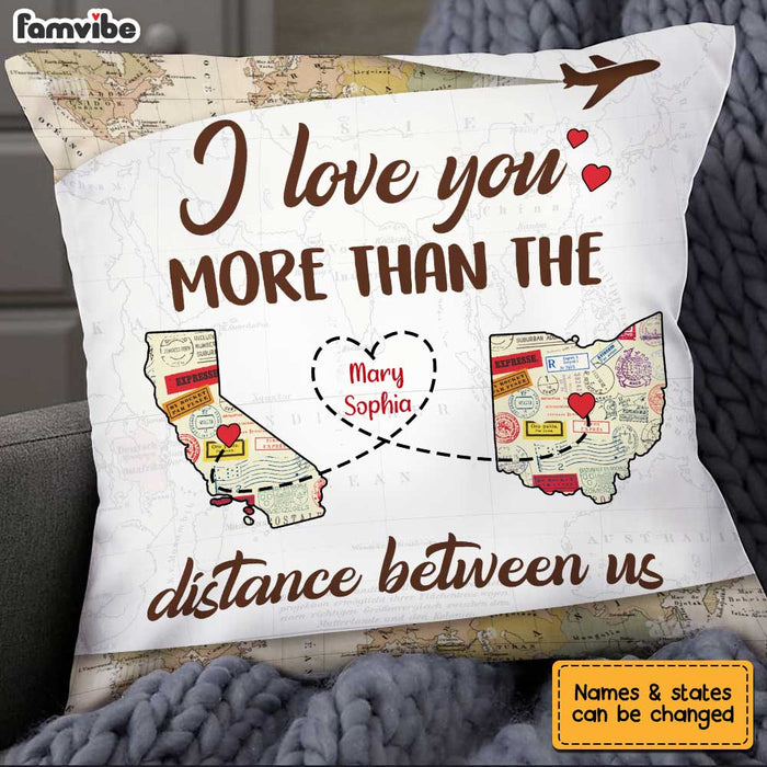 Personalized Couple Long Distance Pillow AG111 32O34 1