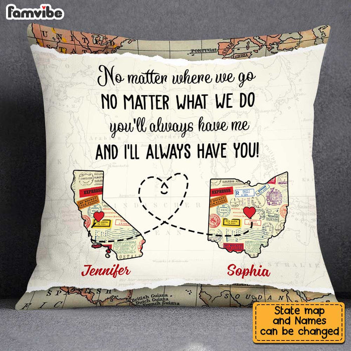 Personalized Long Distance Couple Pillow AG102 30O34 1