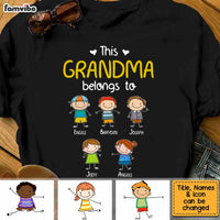 Personalized This Grandma Belongs To T Shirt AG103 30O34 thumb 1