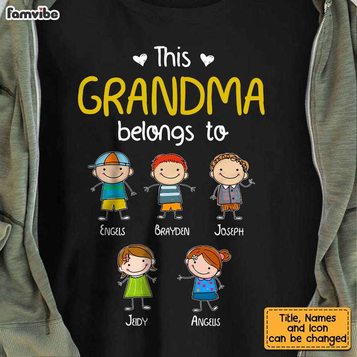 Personalized This Grandma Belongs To T Shirt AG103 30O34 1
