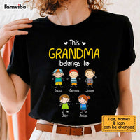 Personalized This Grandma Belongs To T Shirt AG103 30O34 thumb 1