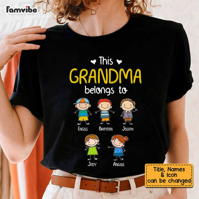Personalized This Grandma Belongs To T Shirt AG103 30O34 1