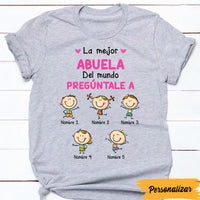 Personalized Grandma Abuela Spanish T Shirt AP232 73O47 thumb 1
