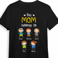 Personalized This Mom Belongs To T Shirt AG104 30O34 thumb 1