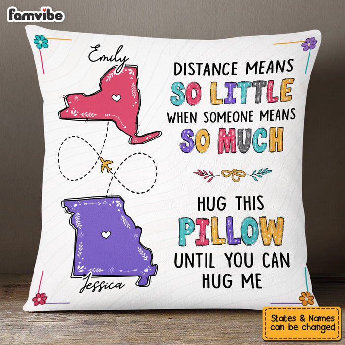 Personalized Long Distance Pillow AG114 85O53 1