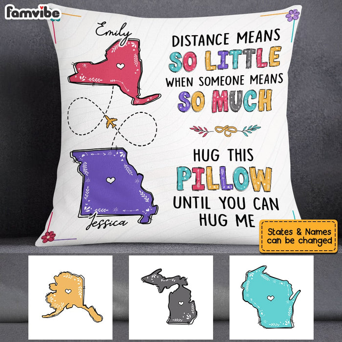 Personalized Long Distance Pillow AG114 85O53 1