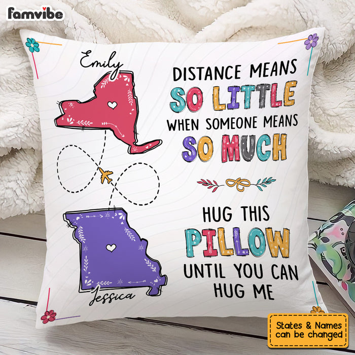 Personalized Long Distance Pillow AG114 85O53 1