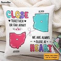 Personalized Long Distance Sister Pillow AG117 30O31 thumb 1