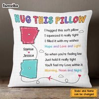 Personalized Daughter Long Distance Pillow AG111 85O47 thumb 1