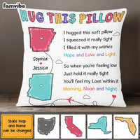 Personalized Daughter Long Distance Pillow AG111 85O47 thumb 1