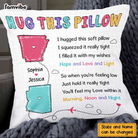Personalized Daughter Long Distance Pillow AG111 85O47 thumb 1