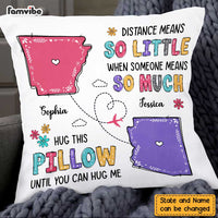 Personalized Long Distance Means So Little Pillow AG113 30O47 thumb 1