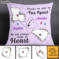 Personalized Always Close At Heart Long Distance Pillow AG121 32O28 thumb 1