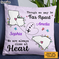 Personalized Always Close At Heart Long Distance Pillow AG121 32O28 thumb 1