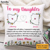 Personalized Long Distance Daughter Hug This Pillow AG116 30O31 1