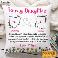 Personalized Long Distance Daughter Hug This Pillow AG116 30O31 thumb 1