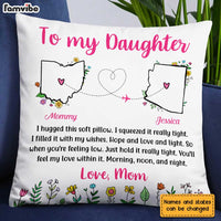 Personalized Long Distance Daughter Hug This Pillow AG116 30O31 thumb 1