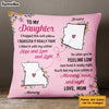 Personalized Long Distance Mother Daughter Pillow AG115 30O31 1