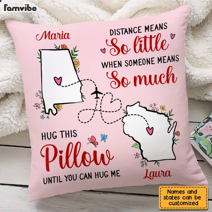 Personalized Long Distance Hug This Pillow AG131 30O28 1