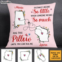 Personalized Long Distance Hug This Pillow AG131 30O28 thumb 1