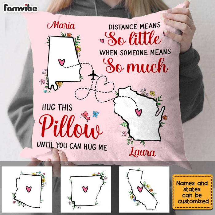 Personalized Long Distance Hug This Pillow AG131 30O28 1