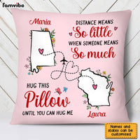 Personalized Long Distance Hug This Pillow AG131 30O28 thumb 1