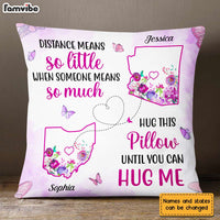 Personalized Long Distance Hug This Pillow AG134 30O31 thumb 1