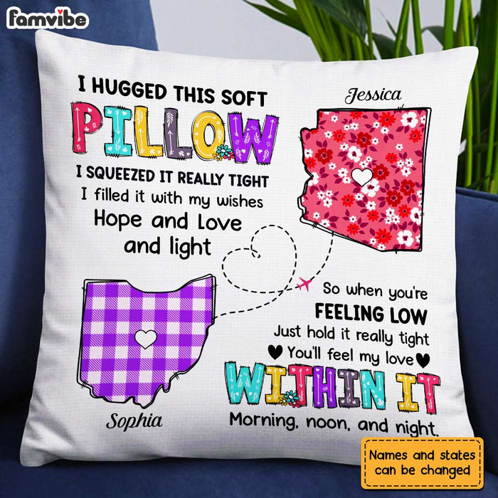 Personalized Long Distance Hug This Pillow AG135 30O31 1