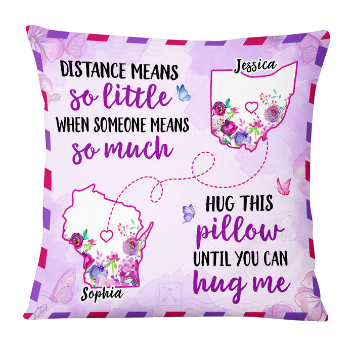 Personalized Long Distance Pillow AG134 32O53 1