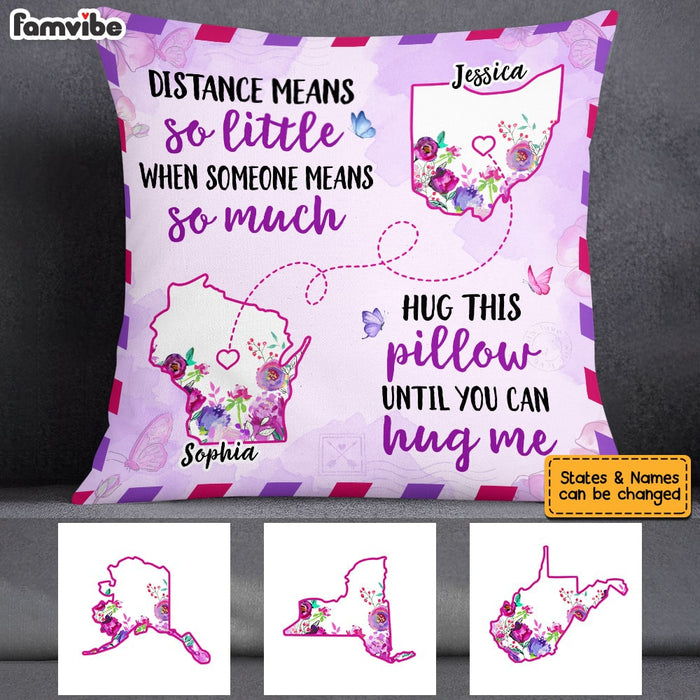 Personalized Long Distance Pillow AG134 32O53 1