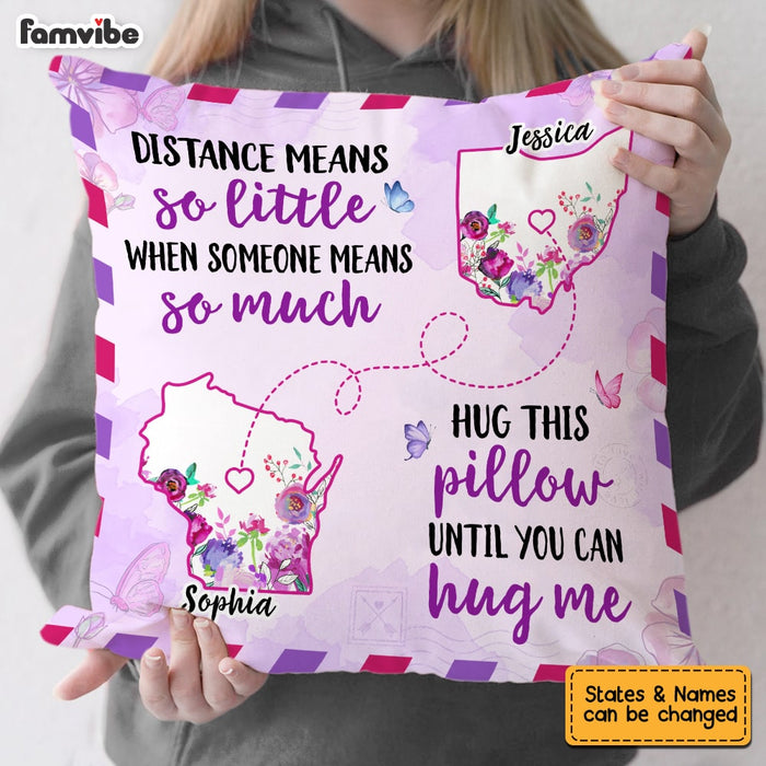 Personalized Long Distance Pillow AG134 32O53 1