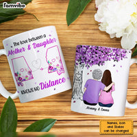 Personalized Long Distance Mother Daughter Tree Mug AG143 30O31 thumb 1