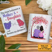 Personalized Long Distance Mother Daughter Tree Mug AG143 30O34 thumb 1