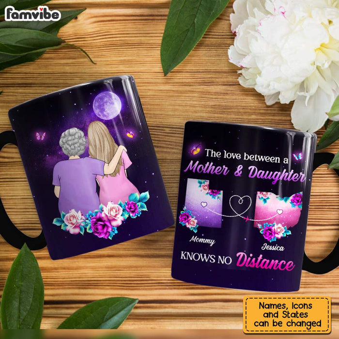 Personalized Long Distance Mom Daughter Rose Mug AG156 30O31 1