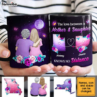 Personalized Long Distance Mom Daughter Rose Mug AG156 30O31 thumb 1