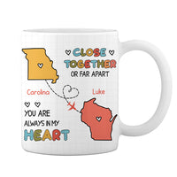 Personalized Long Distance Drawing Mug AG151 30O28 thumb 1