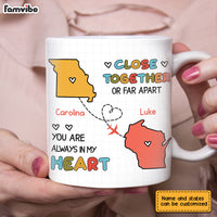 Personalized Long Distance Drawing Mug AG151 30O28 thumb 1