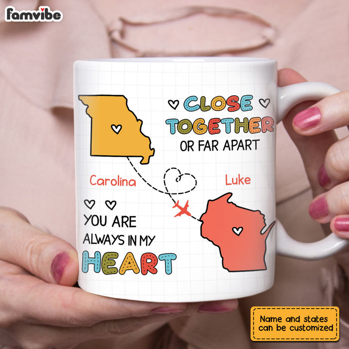 Personalized Long Distance Drawing Mug AG151 30O28 1