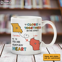 Personalized Long Distance Drawing Mug AG151 30O28 thumb 1