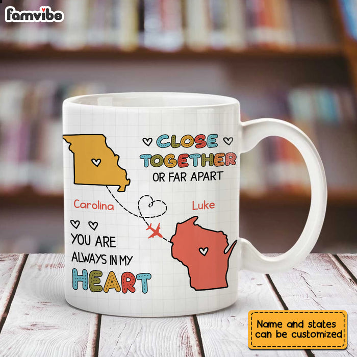 Personalized Long Distance Drawing Mug AG151 30O28 1