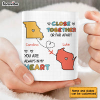 Personalized Long Distance Drawing Mug AG151 30O28 thumb 1