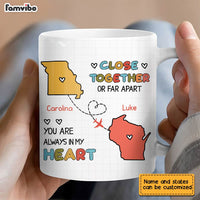 Personalized Long Distance Drawing Mug AG151 30O28 thumb 1