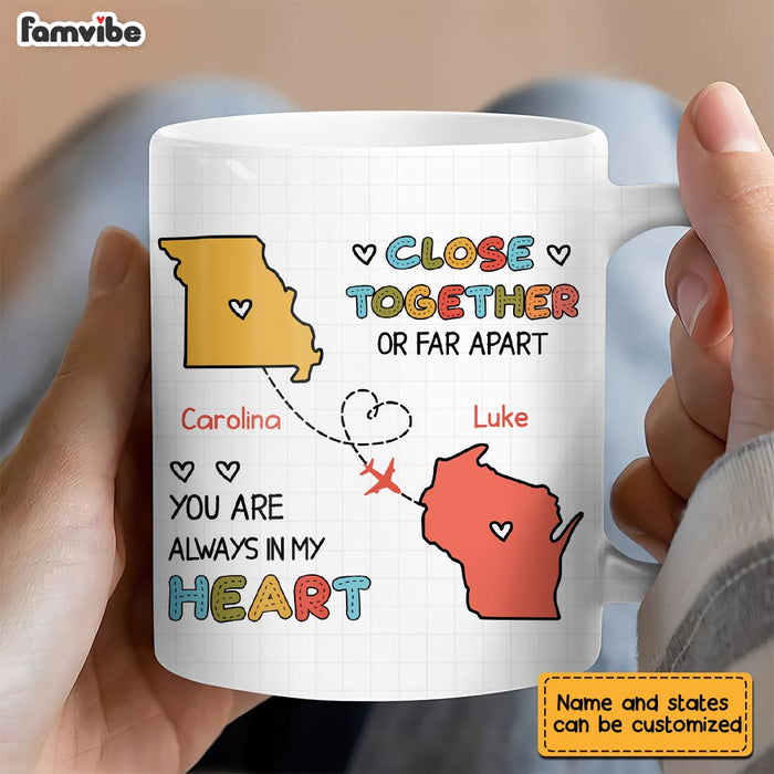 Personalized Long Distance Drawing Mug AG151 30O28 1