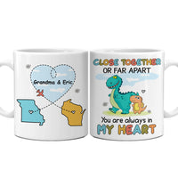 Personalized Long Distance Dinosaur Mug AG153 23O53 thumb 1