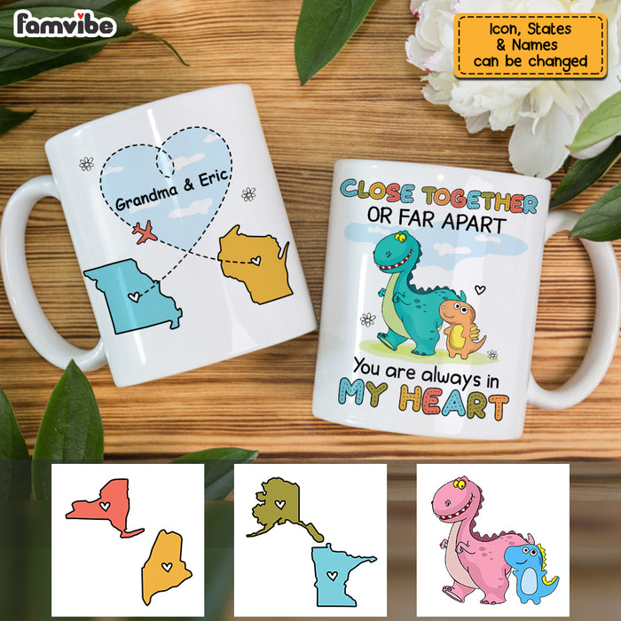 Personalized Long Distance Dinosaur Mug AG153 23O53 1